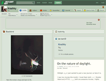 Tablet Screenshot of krashky.deviantart.com