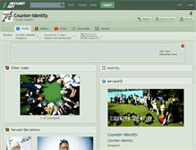 Tablet Screenshot of counter-identity.deviantart.com