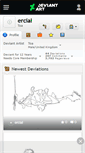 Mobile Screenshot of ercial.deviantart.com