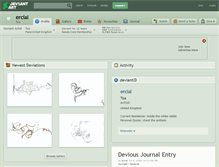 Tablet Screenshot of ercial.deviantart.com
