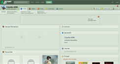 Desktop Screenshot of coyote-anm.deviantart.com