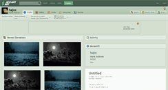 Desktop Screenshot of hajox.deviantart.com