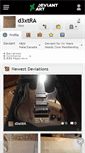 Mobile Screenshot of d3xtra.deviantart.com