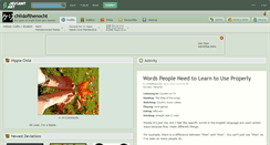 Desktop Screenshot of childofthenocht.deviantart.com