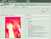 Tablet Screenshot of profrasah.deviantart.com