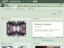 Tablet Screenshot of mtbp.deviantart.com