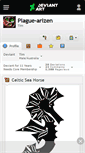 Mobile Screenshot of plague-arizen.deviantart.com