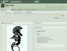 Tablet Screenshot of plague-arizen.deviantart.com