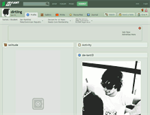 Tablet Screenshot of dirtling.deviantart.com