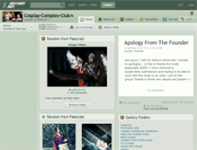 Tablet Screenshot of cosplay-complex-club.deviantart.com