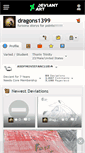 Mobile Screenshot of dragons1399.deviantart.com