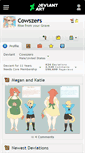 Mobile Screenshot of cowszers.deviantart.com