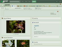 Tablet Screenshot of jaykrish.deviantart.com
