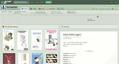 Desktop Screenshot of foorebellion.deviantart.com