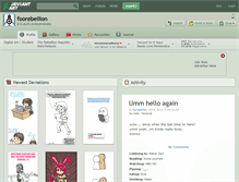 Tablet Screenshot of foorebellion.deviantart.com