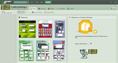 Desktop Screenshot of creativedesktop.deviantart.com