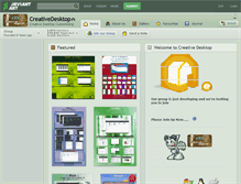 Tablet Screenshot of creativedesktop.deviantart.com