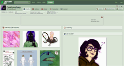 Desktop Screenshot of codasynphony.deviantart.com