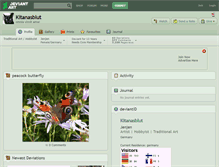 Tablet Screenshot of kitanasblut.deviantart.com
