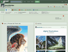 Tablet Screenshot of benyhibridos.deviantart.com