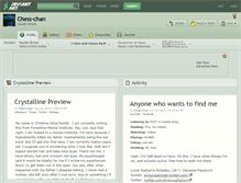 Tablet Screenshot of chess-chan.deviantart.com