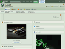 Tablet Screenshot of dookiebr.deviantart.com