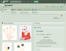 Tablet Screenshot of bunnybases.deviantart.com