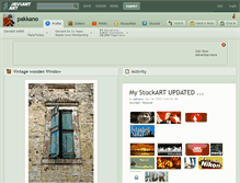 Tablet Screenshot of pakkano.deviantart.com