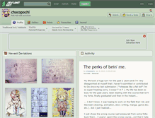 Tablet Screenshot of chocopochi.deviantart.com
