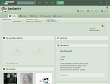 Tablet Screenshot of danidani01.deviantart.com