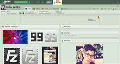 Desktop Screenshot of castor-designs.deviantart.com