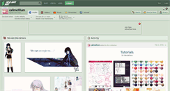 Desktop Screenshot of callmelilium.deviantart.com