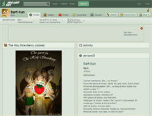 Tablet Screenshot of bart-kun.deviantart.com