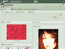 Tablet Screenshot of fqueshark.deviantart.com