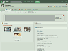 Tablet Screenshot of dn-matt.deviantart.com