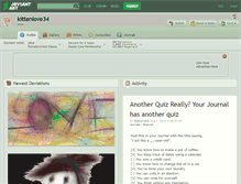 Tablet Screenshot of kittenlove34.deviantart.com