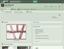 Tablet Screenshot of city-of-sorrow.deviantart.com