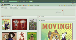 Desktop Screenshot of myszoskok.deviantart.com