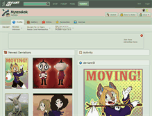 Tablet Screenshot of myszoskok.deviantart.com