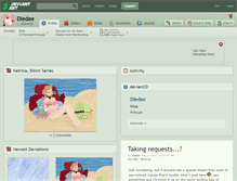 Tablet Screenshot of dledee.deviantart.com