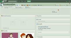 Desktop Screenshot of corruptionandchaos.deviantart.com