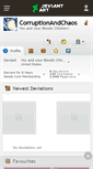 Mobile Screenshot of corruptionandchaos.deviantart.com