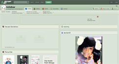 Desktop Screenshot of kellobear.deviantart.com