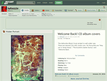 Tablet Screenshot of kafoozzle.deviantart.com