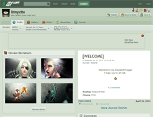 Tablet Screenshot of linnyxito.deviantart.com