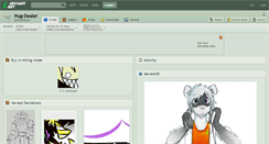 Desktop Screenshot of hug-dealer.deviantart.com