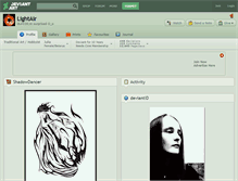 Tablet Screenshot of lightair.deviantart.com