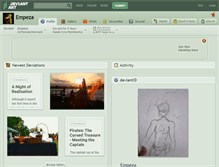 Tablet Screenshot of empeza.deviantart.com