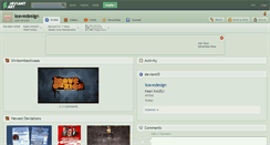 Desktop Screenshot of leavedesign.deviantart.com