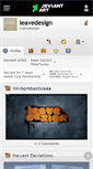 Mobile Screenshot of leavedesign.deviantart.com